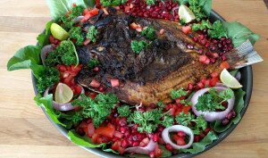 masgouf-grilled fish-grill fish-healthy recipe- hissing cooker