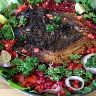 masgouf-grilled fish-grill fish-healthy recipe- hissing cooker
