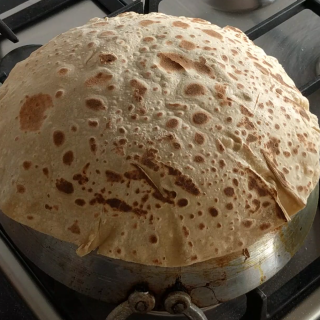 rumali roti - saj bread - markook - roti - healthy recipe - whole wheat roti - hissing cooker