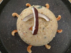 pongal recipe- ven pongal - khara pongal - brown rice pongal - healthy recipe - hissing cooker