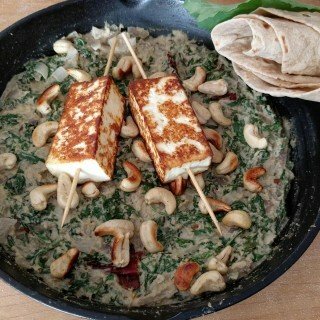 mustard greens recipe - sarson ka saag - sarson stir fry - saag - sarson da saag - healthy recipe - hissing cooker