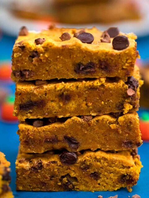 Chocolate chip pumpkin bars